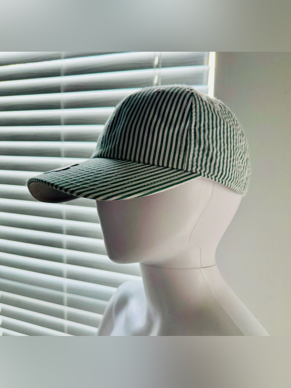 American Needle Womens NEW Ladies Fit White Green Stripe Golf Baseball Cap Hat. - Picture 6 of 15